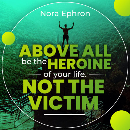 be the heroine